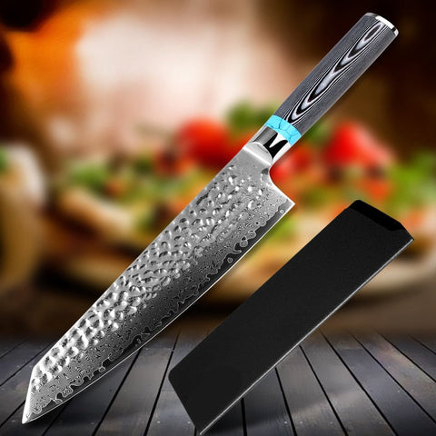 Chitan Damascus Kiritsuke