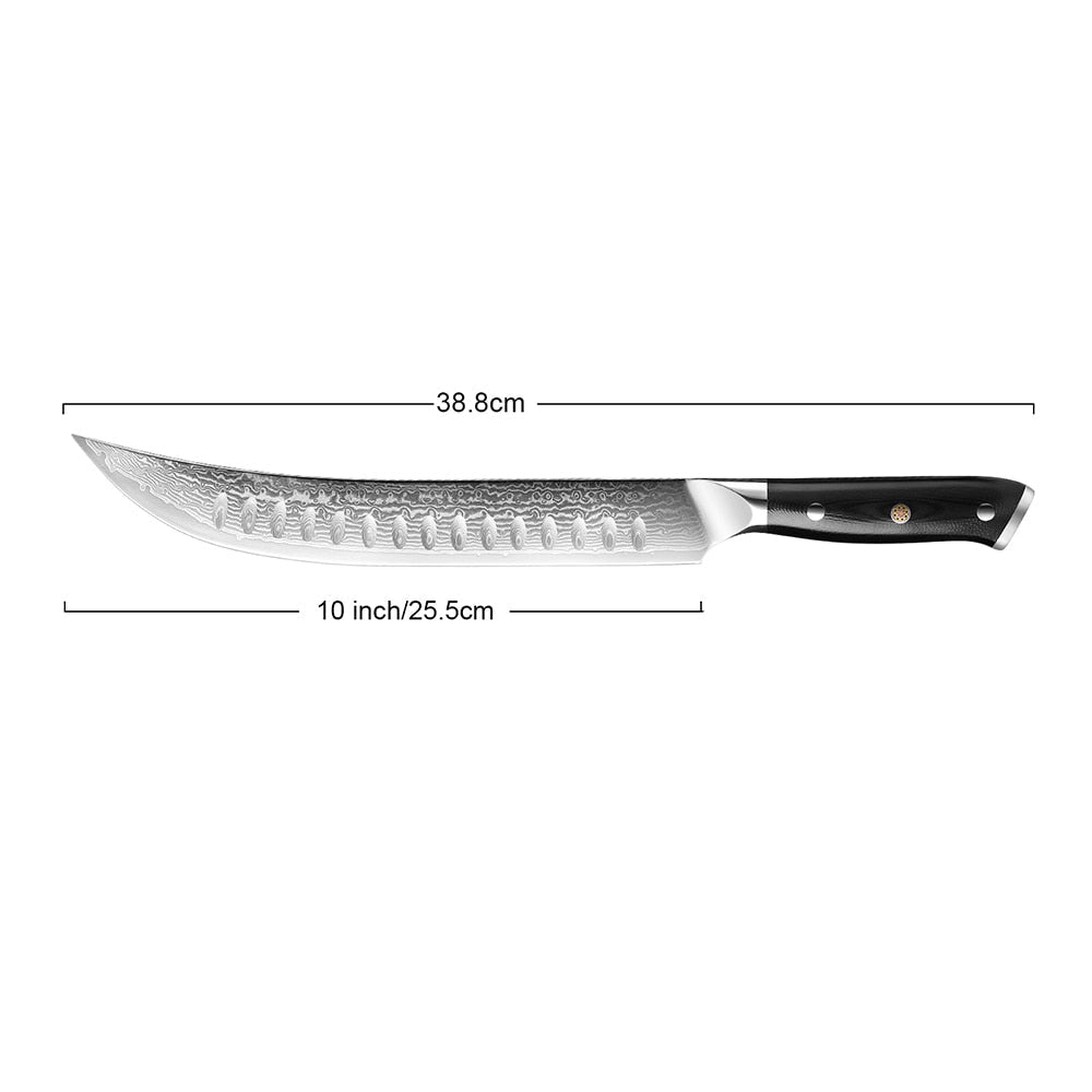 Kuro Damascus Ham Knife