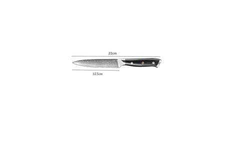 Kuro Damascus Paring Knife