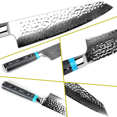 Chitan Damascus Kiritsuke