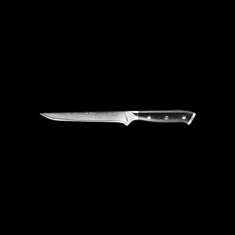Kuro Damascus Honesuki - Boning Knife