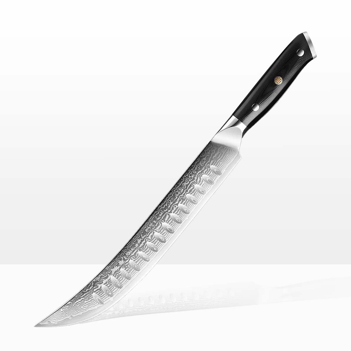Kuro Damascus Ham Knife