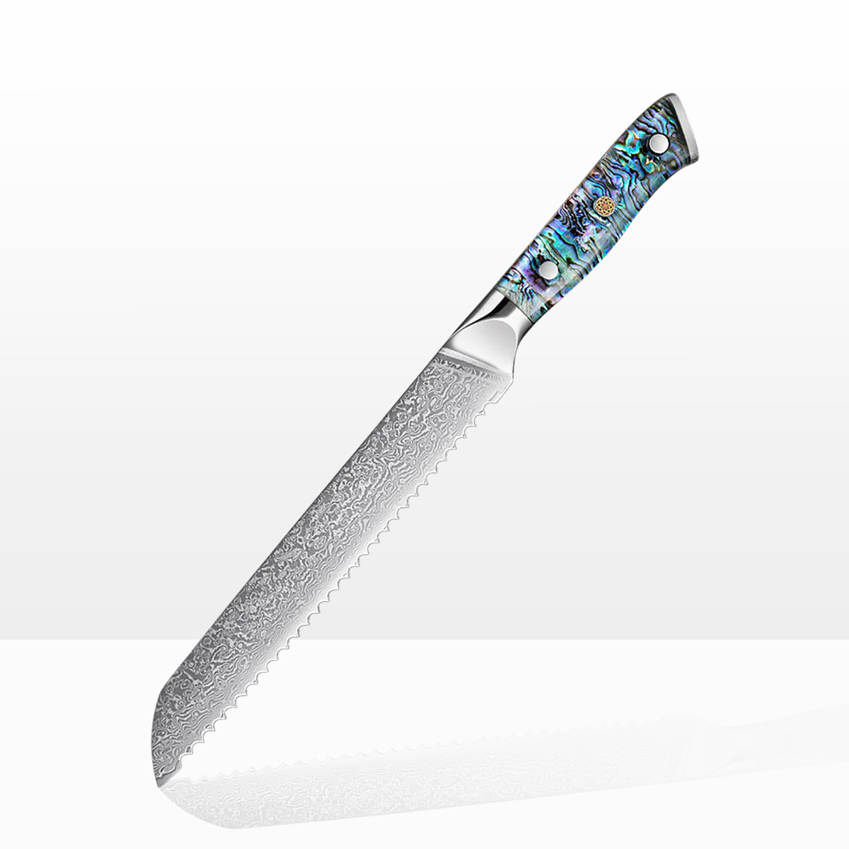 Aonami Damascus Pankiri - Bread Knife