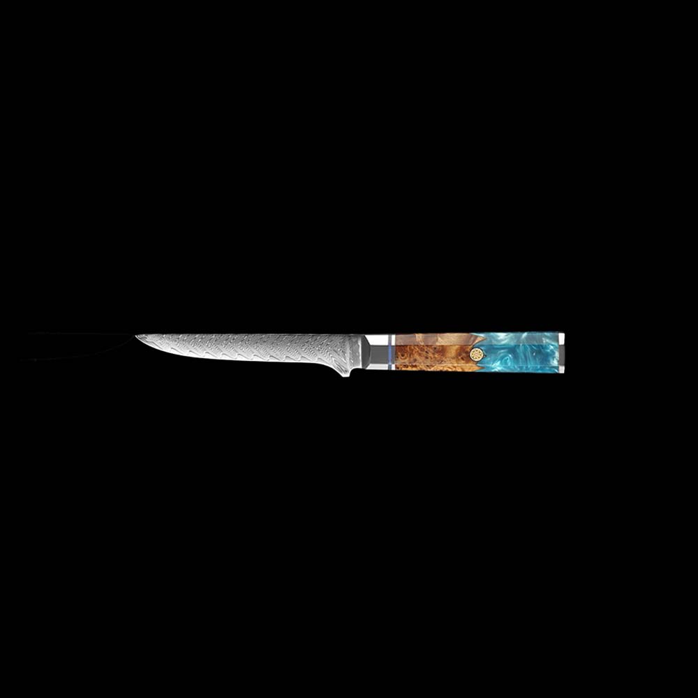 Sora Damascus Honesuki - Boning Knife