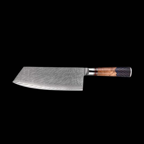 Kiba Damascus Chukabocho - Cleaver
