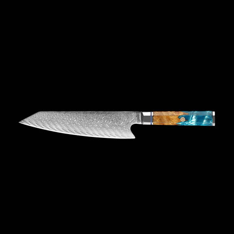 Sora Damascus Kiritsuke Knife